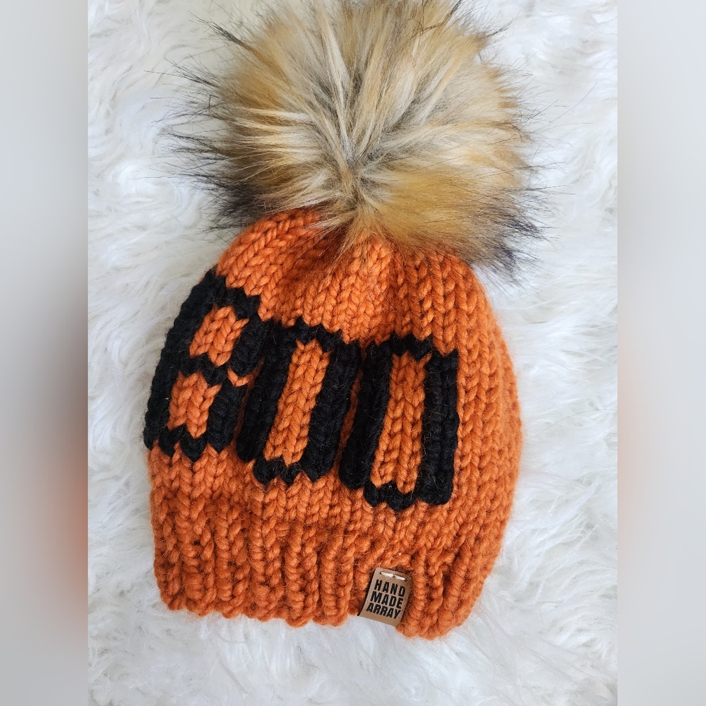The Hand Made Array Toddler BOO Hat 2-3y